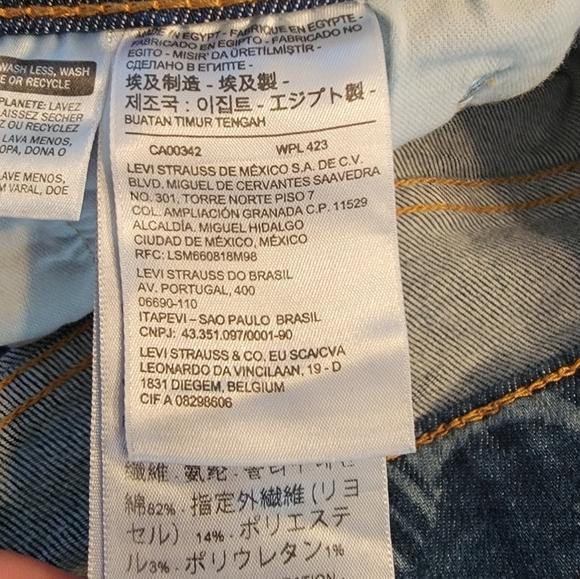 Levi's 511 Palm Leave Print Jeans 36X32 - Picture 3 of 8